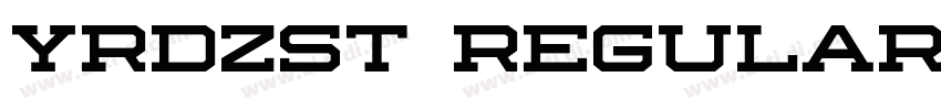 YRDZST Regular字体转换